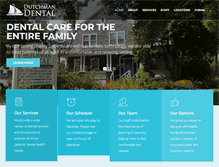 Tablet Screenshot of dutchmandental.com